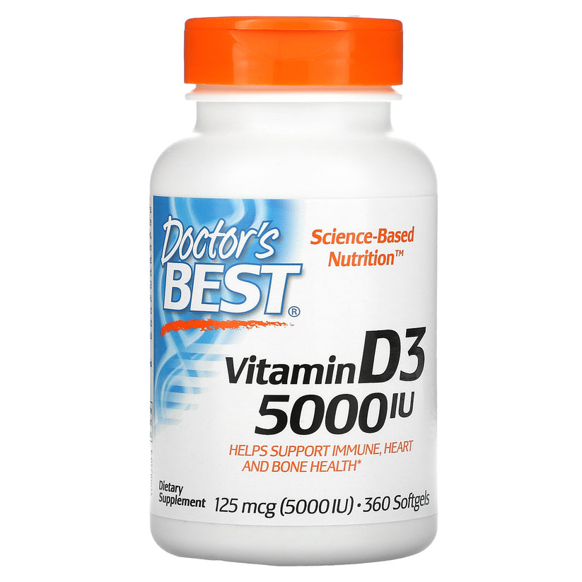 Doctor's Best Vitamin D3, Immune Support and Bone Health