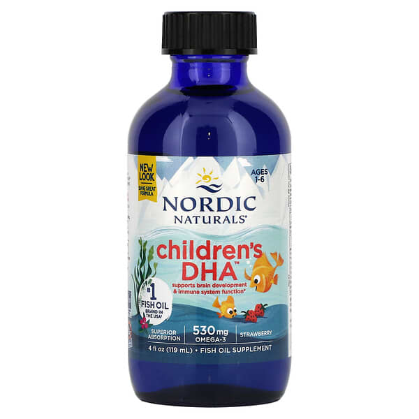Nordic Naturals Children's DHA 530mg Strawberry Liquid