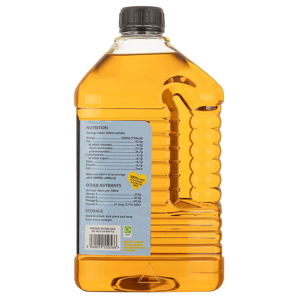 Cold Rapeseed Oil Hillfarm Extra Virgin Cold Pressed Rapeseed Oil 2L – Organic Bargains