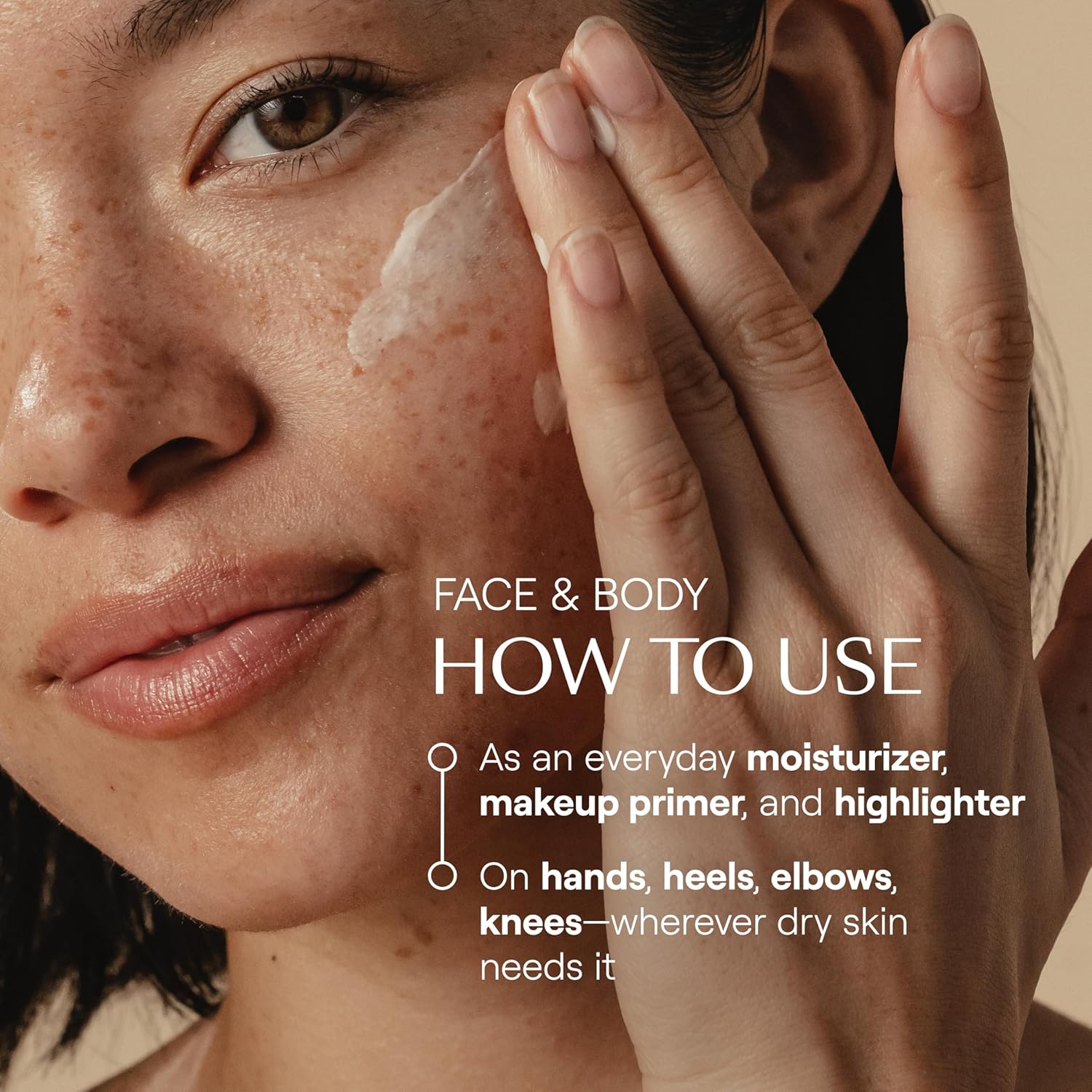 How to Use: Weleda Skin Food Light moisturising cream applied to face and body 75ml