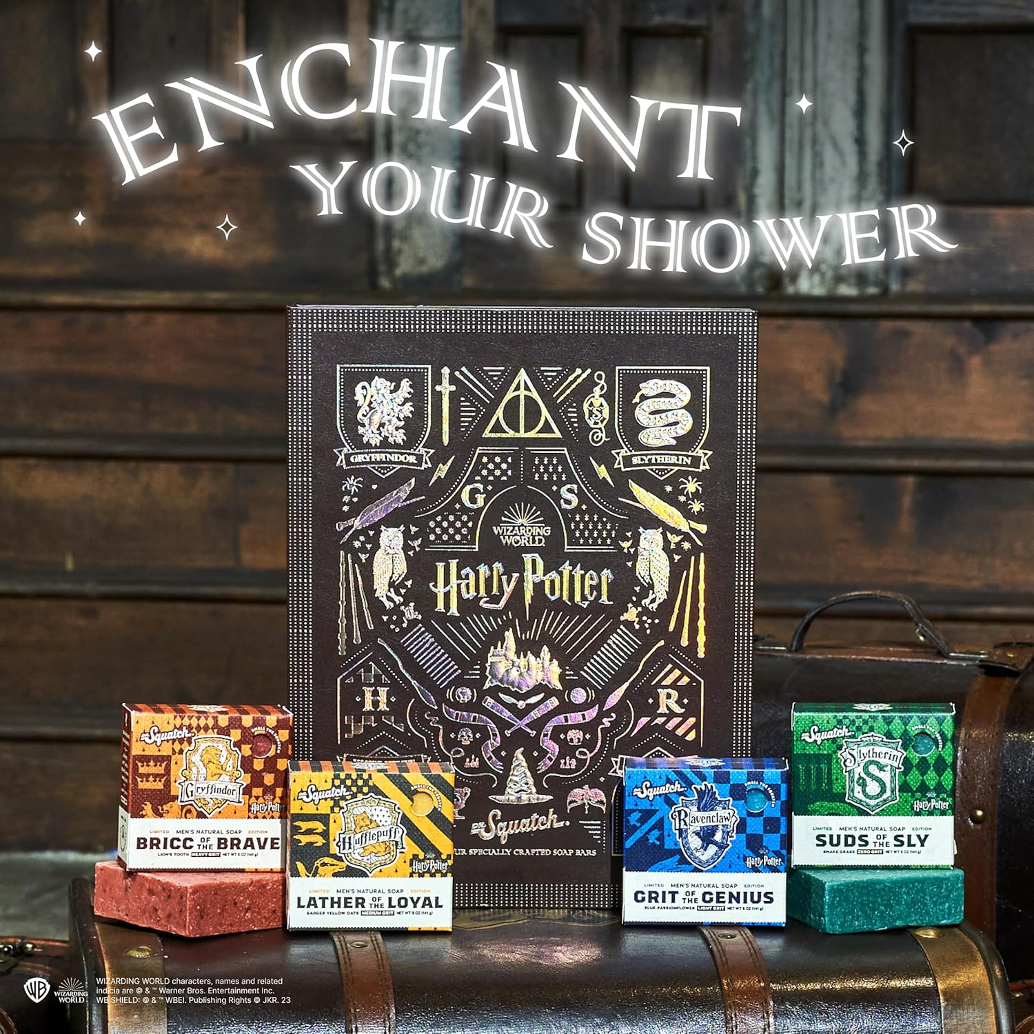 Dr. Squatch x Harry Potter Hufflepuff Lather of the Loyal Bar Soap - 141g
