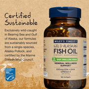 Wiley's Finest Easy Swallow Minis Omega-3 Fish Oil - 180 Softgels