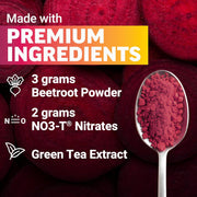Force Factor Total Beets Beet Root Powder, Berry Lemonade Flavor, 30 Servings 201g