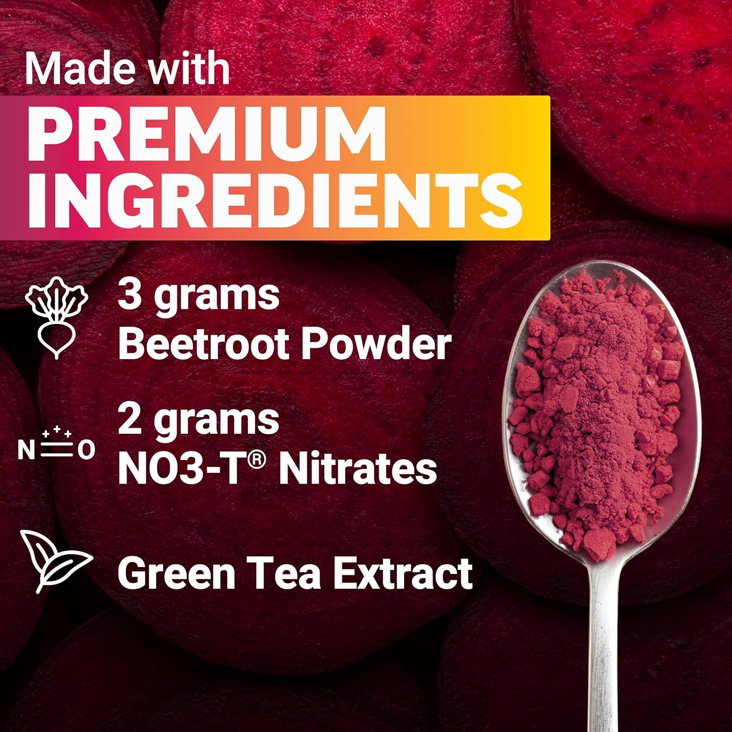Force Factor Total Beets Energy – Pomegranate Berry (214g / 30 Servings)