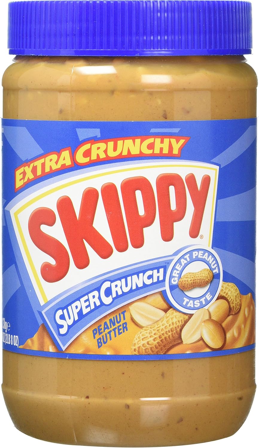Skippy super chunk extra crunchy peanut butter jar packaging 1.13kg