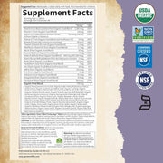 Garden of Life Organics Prenatal Once Daily supplement facts