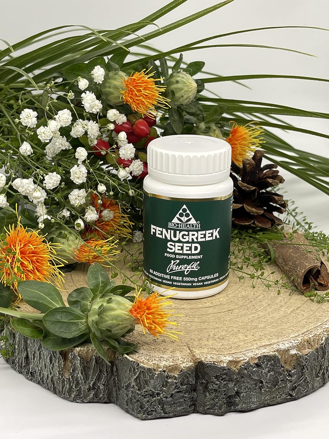 Bio-Health Fenugreek Seed 550mg Capsules - 60 Count