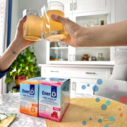 How to Use: Ener-D Sugar Free Orange & Raspberry boxes mixing instructions 24 sachets 