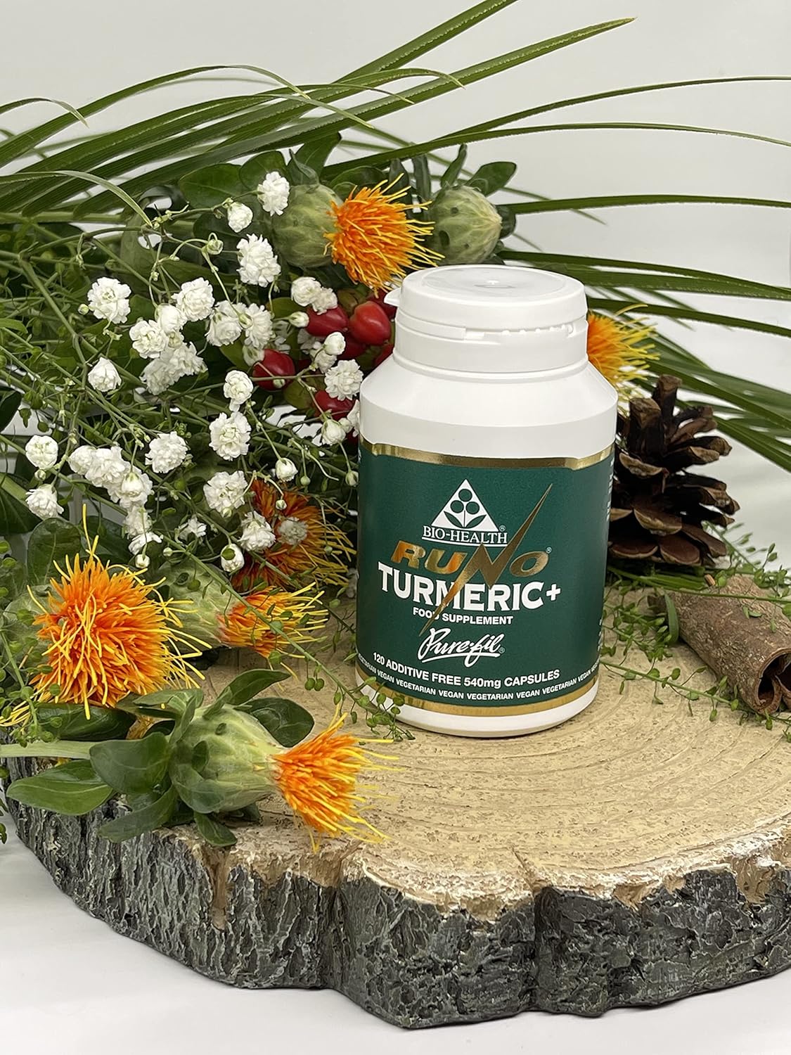 Bio-Health Runo Turmeric+ Capsules - 120 Count