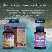 Wiley’s Finest Bold Vision Wild Alaskan Fish Oil - 60 Capsules. Old & new packaging