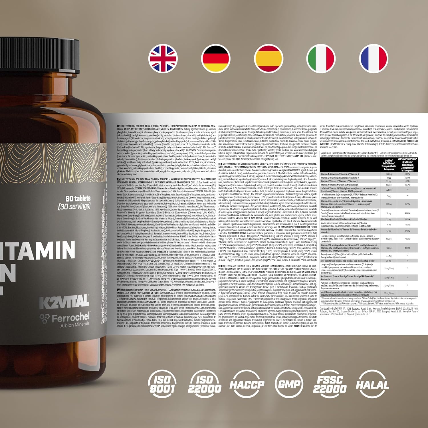 BioTechUSA Multivitamin Complex for Men 