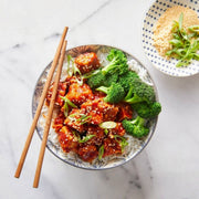 Lifestyle/use image: CJ Haechandle Gochujang hot pepper paste used in Korean cooking 1kg
