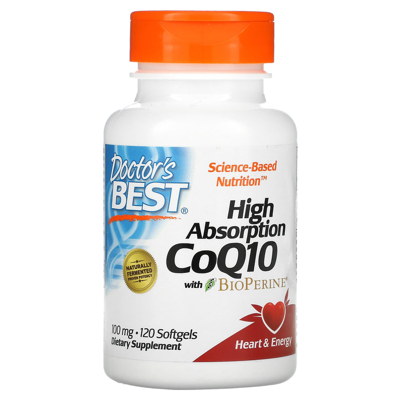 Doctor's Best High Absorption CoQ10 with BioPerine, Softgels