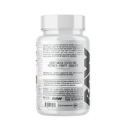Raw Nutrition Acetyl-L-Carnitine 500mg 60 capsules barcode packaging