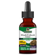 Bottle of Natures Answer Black Cohosh Extract on a white background