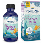 Nordic Naturals Baby's DHA with Vitamin D3 Unflavored Liquid box & bottle 60ml.