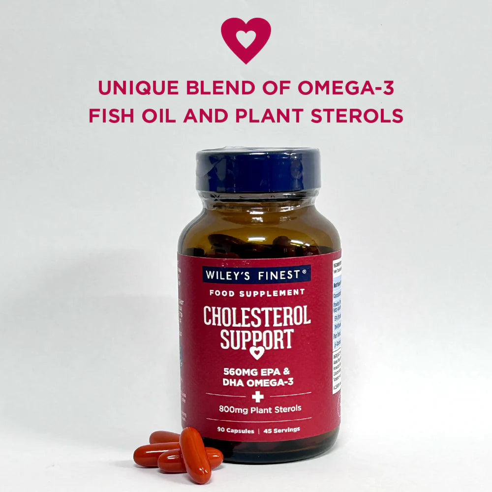 Wiley's Finest Omega-3 Fish Oil with Plant Sterols - 90 Softgels