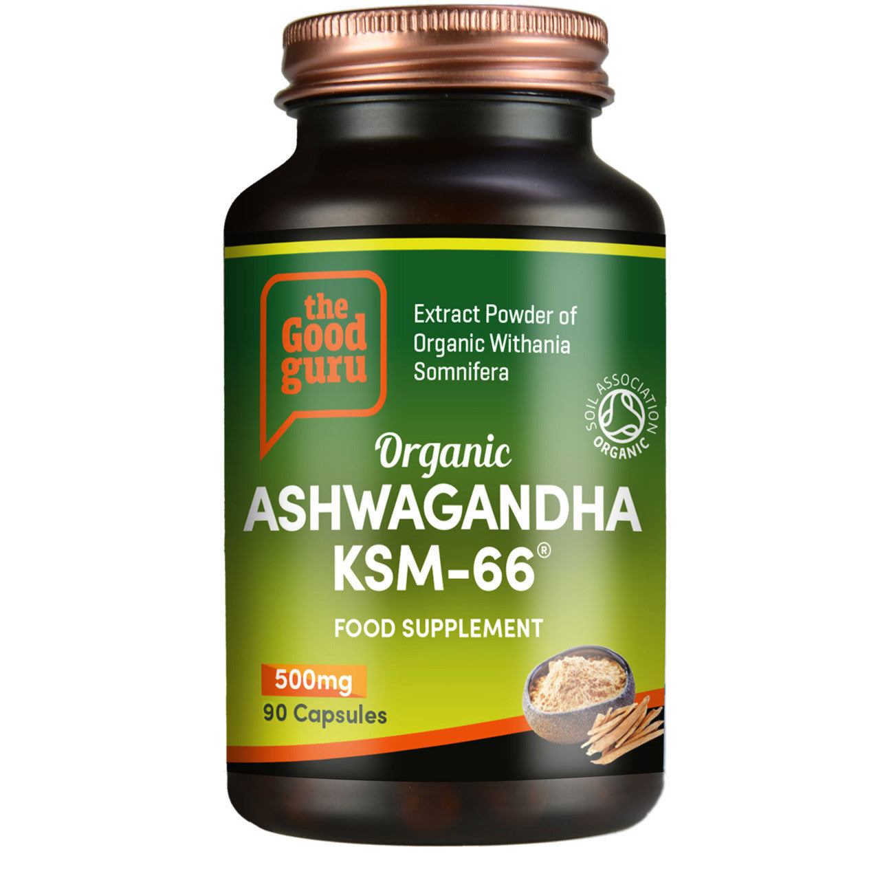 The Good Guru Organic Ashwagandha KSM66