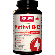 Jarow Formulas Methyl B-12 Cherry 5000mcg Chewable Tablets