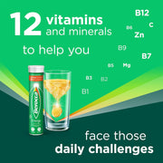 Berocca Energy Vitamin Effervescent Tablets – Natural Orange Flavour, 60 Sugar-Free Tablets
