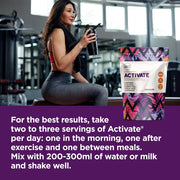 How to Use: Active Woman Activate protein powder chocolate flavour pack 450g