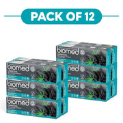 Biomed Triple Charcoal Natural Whitening Toothpaste 100g Pack of 12