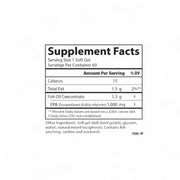 Carlson Elite EPA Gems – 1,000 mg EPA, Triglyceride Support, 120 Softgels