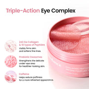 Biodance Collagen Peptide Hydrogel Under Eye Patches 30 Pairs ingredients panel and product information