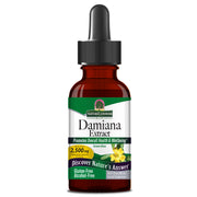 Nature’s Answer Damiana Leaf alcohol free liquid extract 2500mg 30ml bottle front view