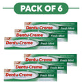 Dentu-Creme Fresh Mint Denture Cleansing Paste 75ml Pack of 6