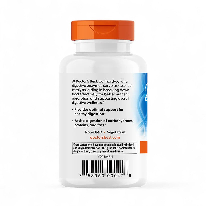 Doctor's Best Digestive Enzymes – 90 Veggie Capsules