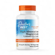 Doctor's Best High Absorption Magnesium – 105mg, 120 Veggie Capsules