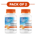 Doctor's Best Vitamin C Gummies 250mg 120 Gummies Pack of 2