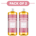 Dr. Bronner's Cherry Blossom 18-in-1 Pure-Castile Liquid Soap 945ml Pack of 2