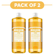 Dr. Bronner's Citrus 18-in-1 Pure-Castile Liquid Soap 945ml Pack of 2