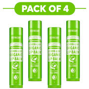 Dr. Bronner's Lemon Lime Organic Lip Balm 4g Pack of 4