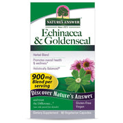 Nature’s Answer Echinacea & Goldenseal Vegetarian Capsules – 60 Count