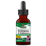 Nature’s Answer Echinacea and Goldenseal alcohol free liquid extract 60ml bottle front view on a white background