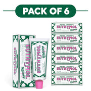 Euthymol Whitening Toothpaste Fluoride Mint 75ml Pack of 6