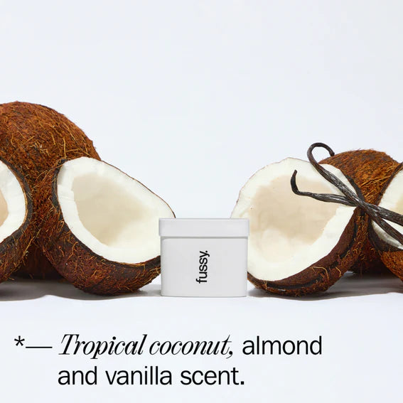 Fussy Refillable Natural Deodorant Coconut Milk ingredient information 40g