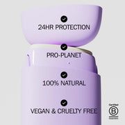 Fussy Refillable Natural Deodorant Lavender Fields ingredient information 40g