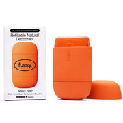 Fussy Refillable Natural Deodorant Road Trip reusable deodorant with case 40g
