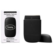 Fussy Refillable Natural Deodorant Wilderness fragrance 40g refillable stick front packaging