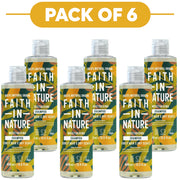 Faith In Nature Shea & Argan Moisturising Shampoo 400ml Pack of 6