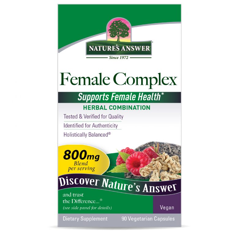 Nature's Answer Female Complex dietary supplement packaging on a white background