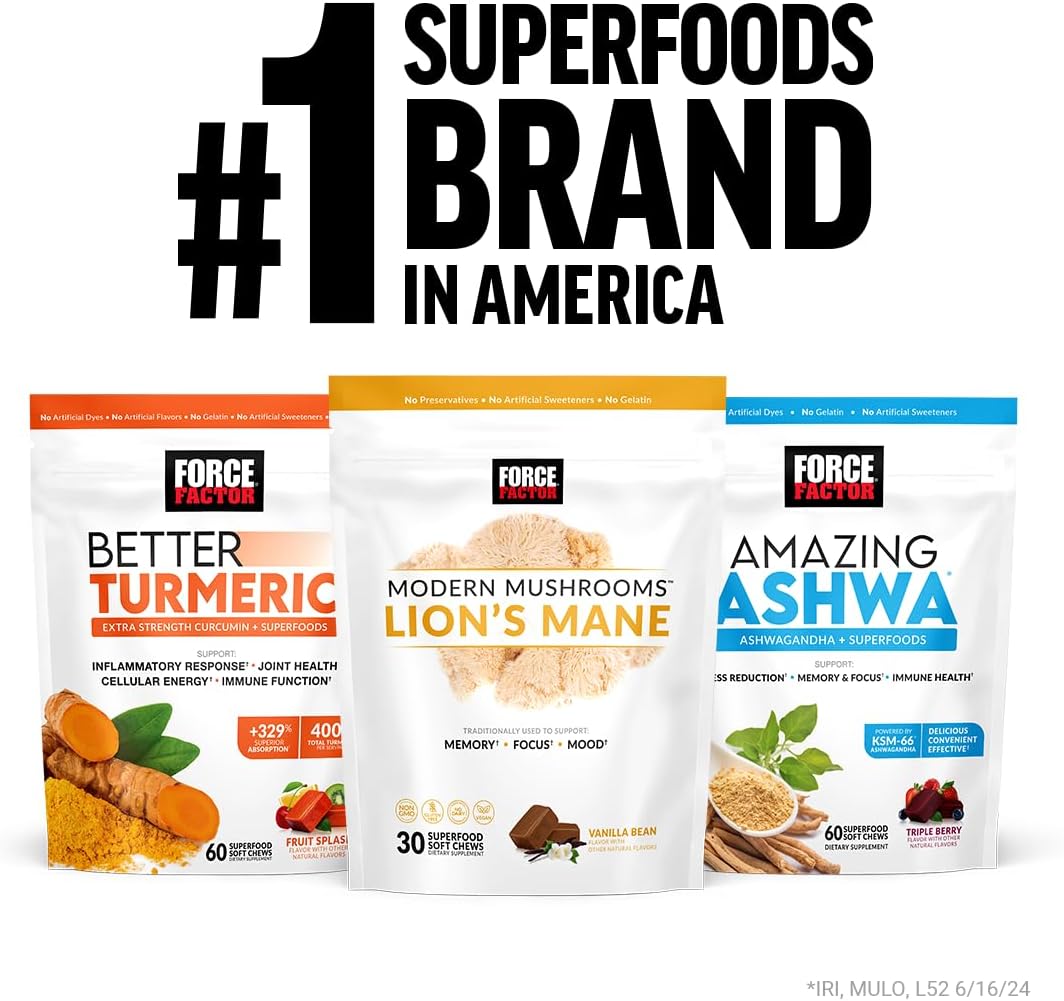 Force Factor Modern Mushrooms – 90 Vegetarian Capsules