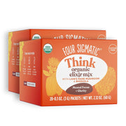Four Sigmatic Organic Lion’s Mane Elixir Mix 40 packets front packaging on white background