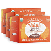 Four Sigmatic Organic Lion’s Mane Elixir Mix 60 packets front packaging on white background