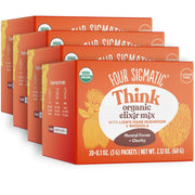 Four Sigmatic Organic Lion’s Mane Elixir Mix 80 packets front packaging on white background