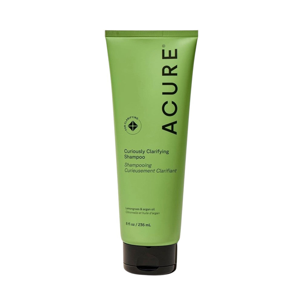 Acure Curiously Clarifying Shampoo lemongrass argan oil vegan shampoo bottle 236ml